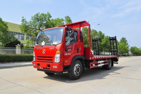 這款國六挖機(jī)平板運(yùn)輸車很火，關(guān)注沒？