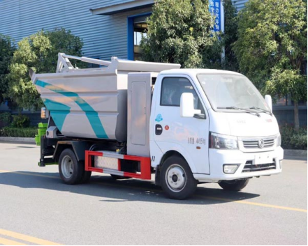 東風股份CL5043ZZZBEV型純電動自裝卸垃圾車
